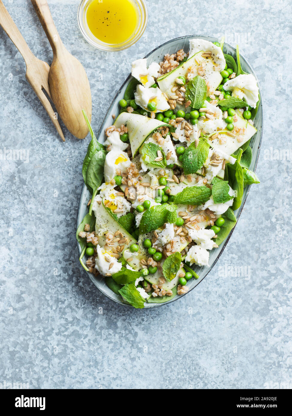 Il cibo pronto da mangiare Foto Stock