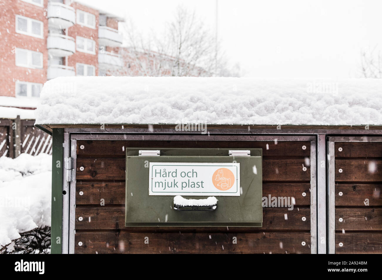 Scomparto di riciclaggio Foto Stock