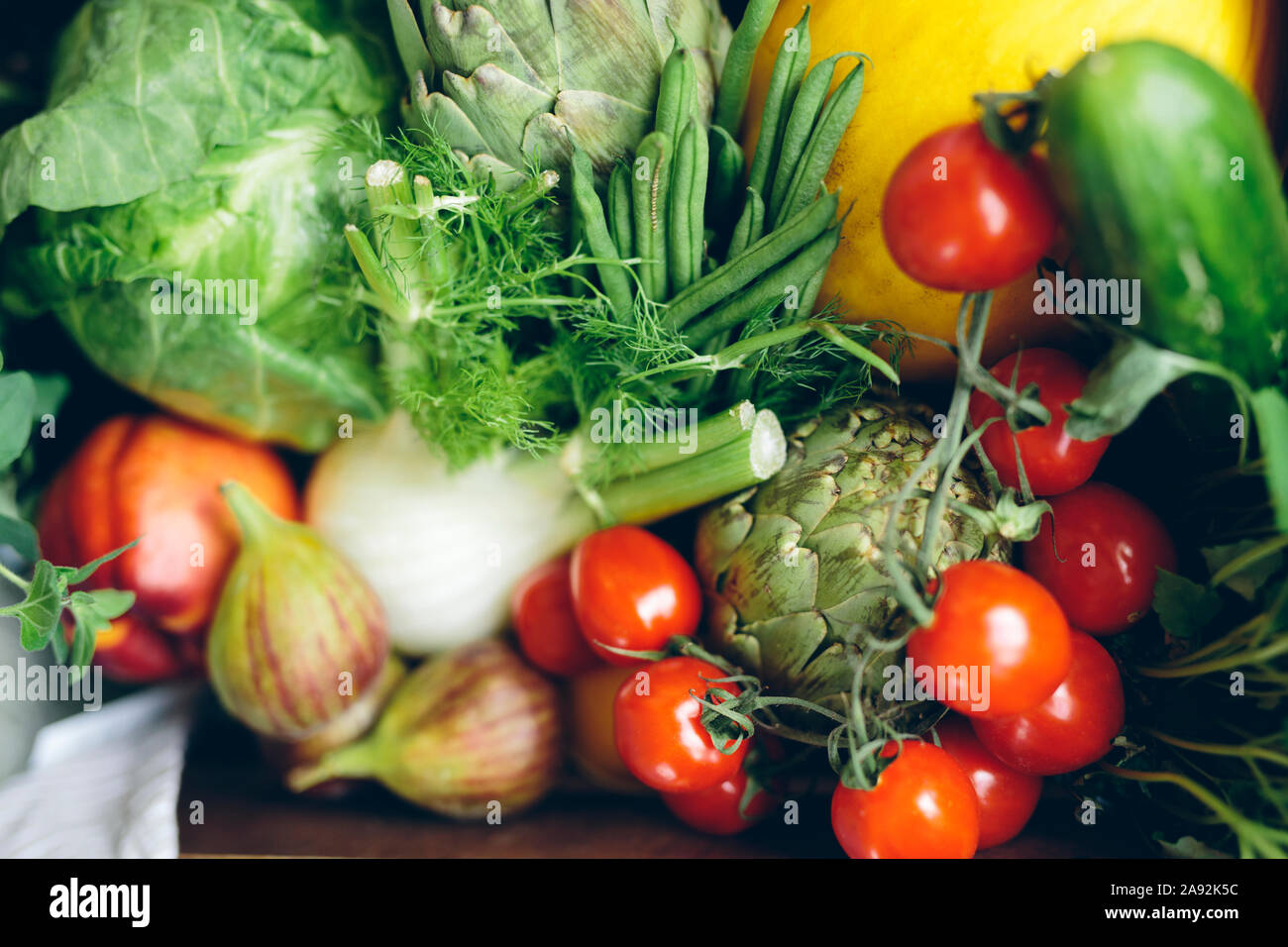 Frutta e ortaggi Foto Stock