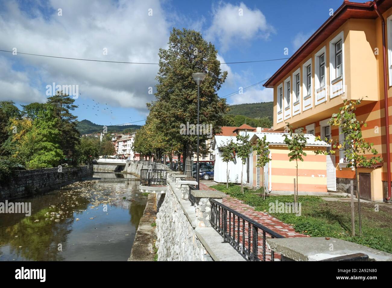 Città di Kladanj Foto Stock