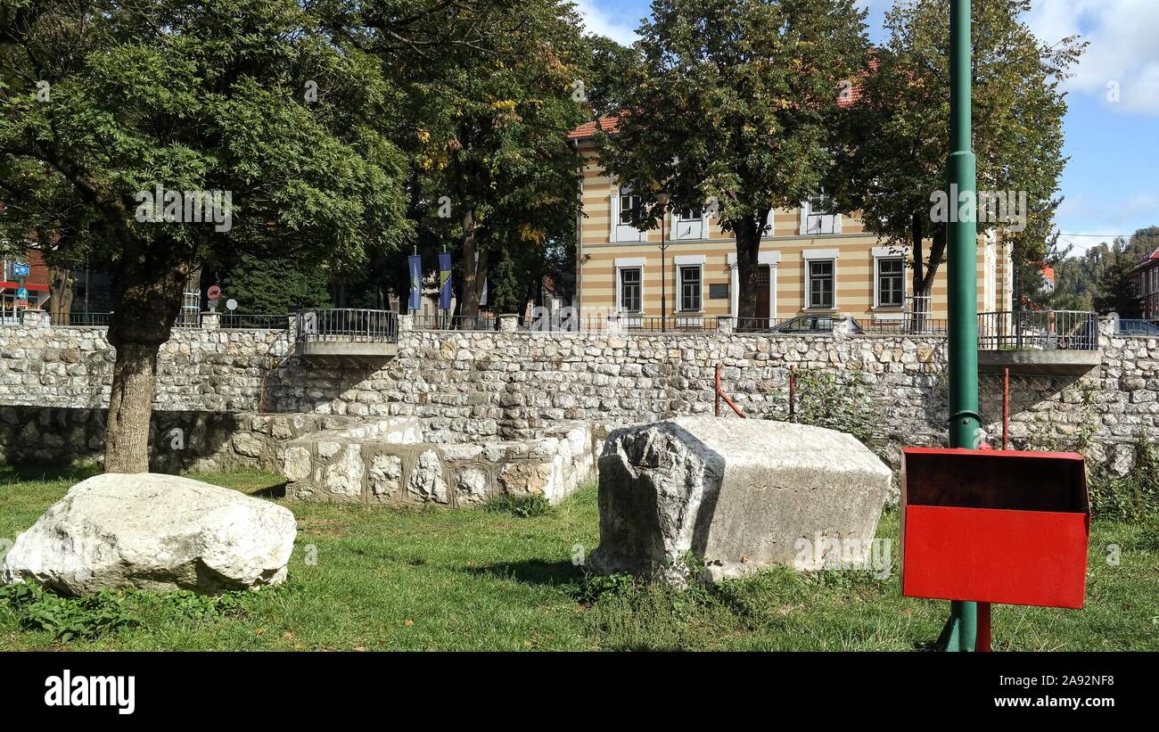Città di Kladanj Foto Stock