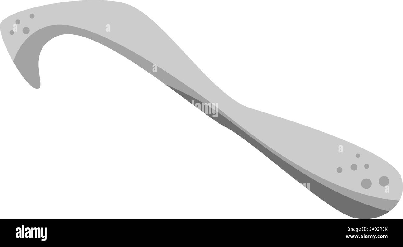 Clavicola osso icona, stile isometrico Illustrazione Vettoriale