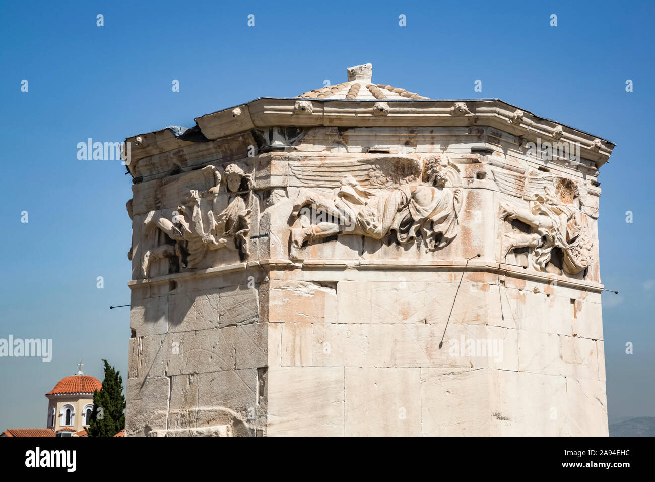 Torre dei Venti, Agora romana; Atene, Grecia Foto Stock