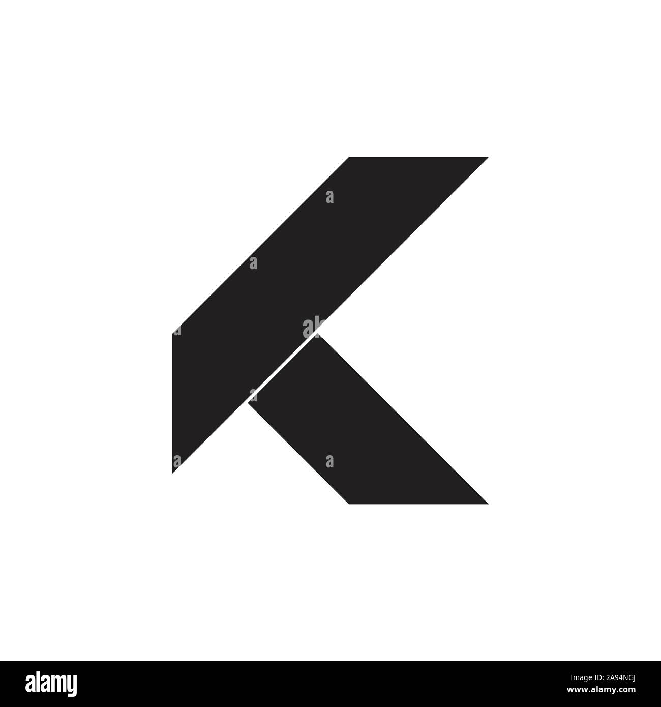 Linee lineari di arte legata logo per il vostro business Illustrazione Vettoriale