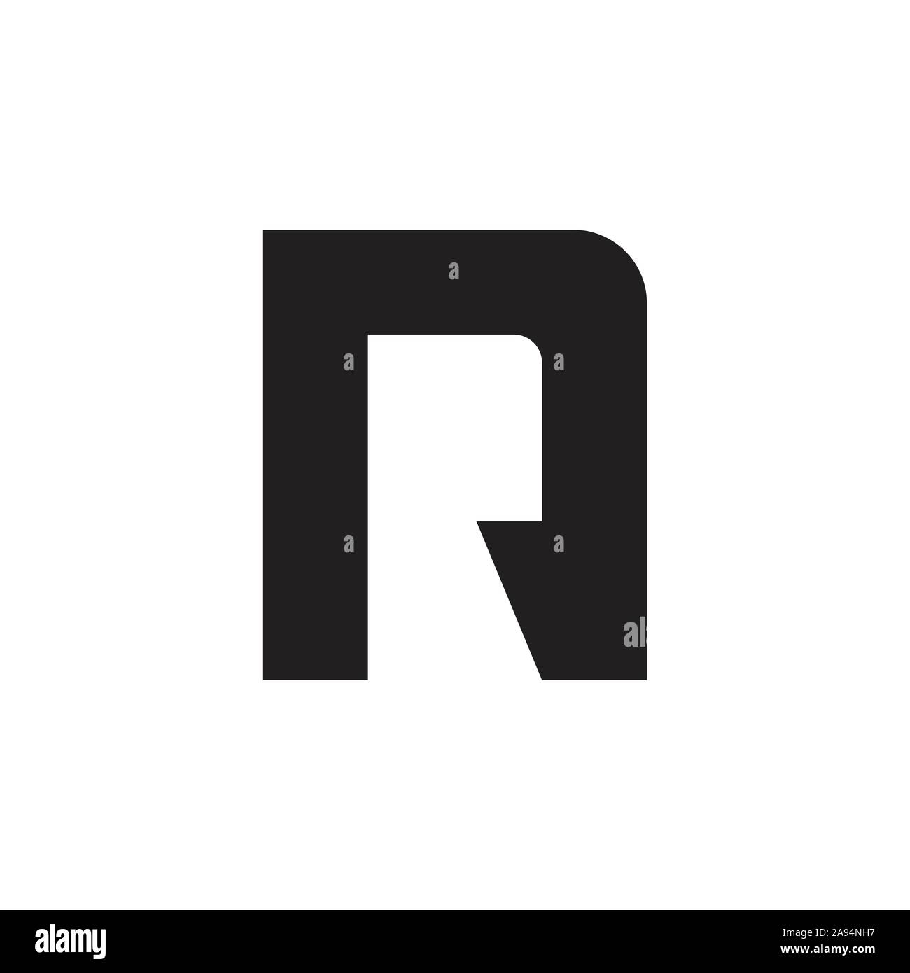 Linee lineari di arte legata logo per il vostro business Illustrazione Vettoriale