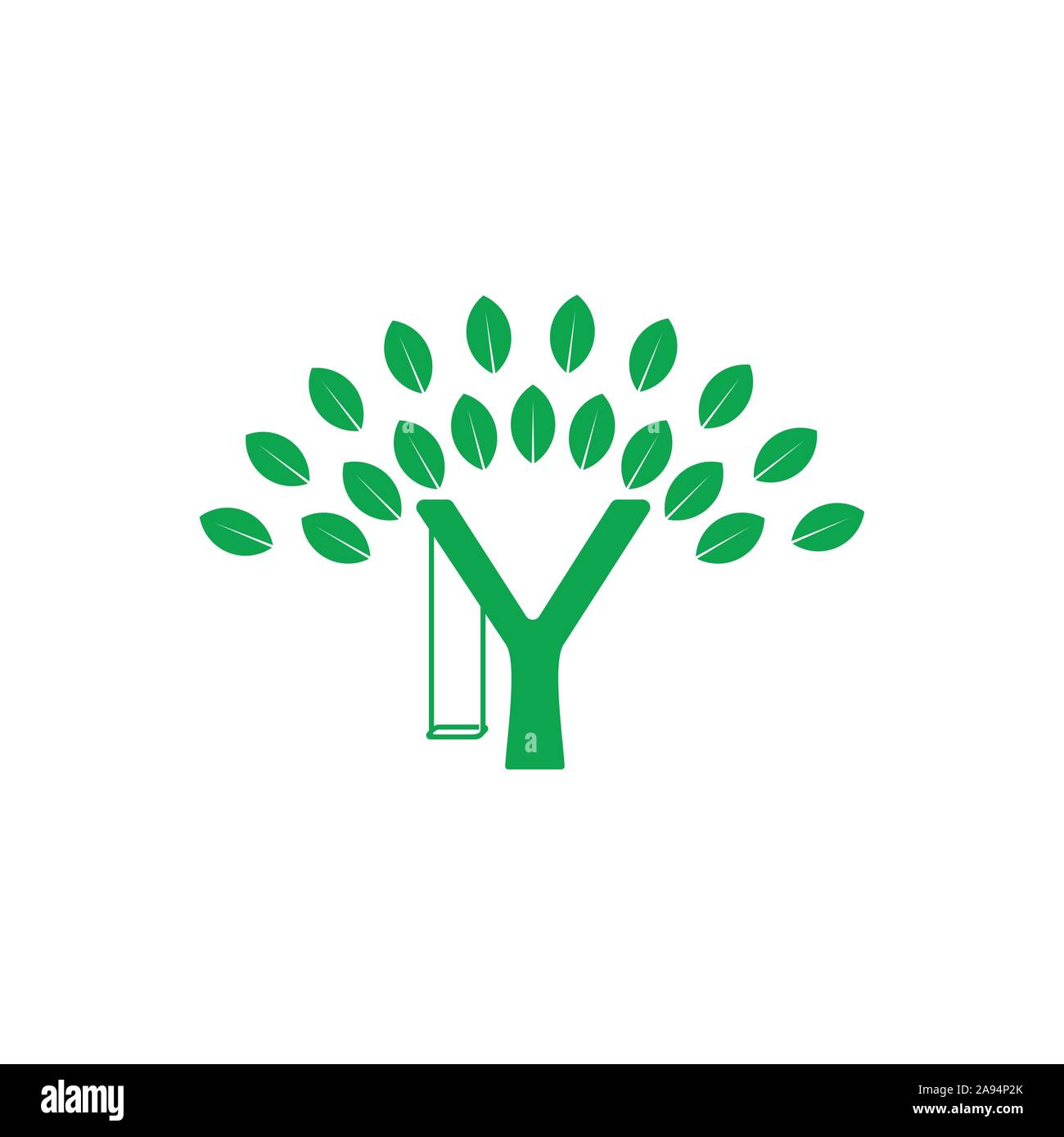 Linee lineari di arte legata logo per il vostro business Illustrazione Vettoriale