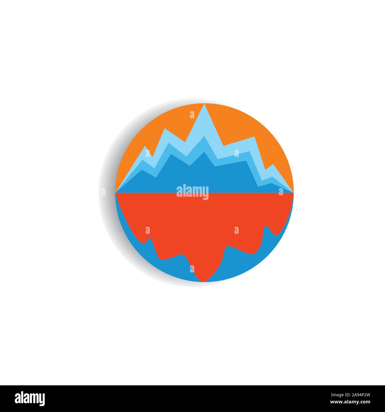 Linee lineari di arte legata logo per il vostro business Illustrazione Vettoriale