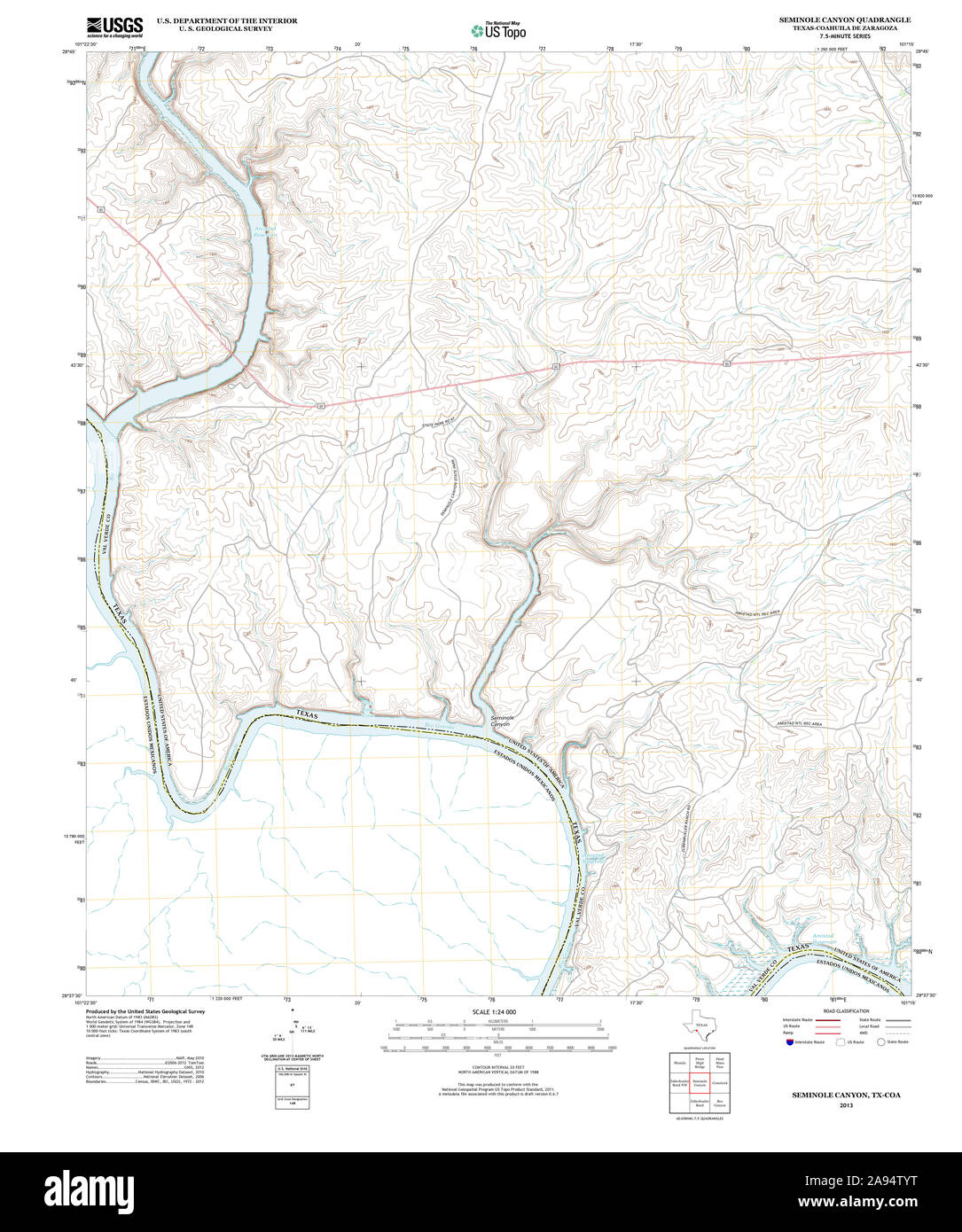 Mappa del seminole texas immagini e fotografie stock ad alta ...