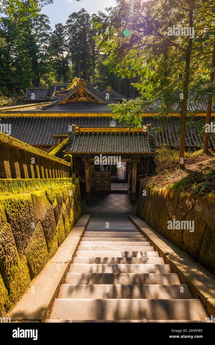 Tosho-gu il Sacrario del XVII secolo, sacrario scintoista, santuari e templi di Nikko, Sito Patrimonio Mondiale dell'UNESCO, Nikko, Giappone Foto Stock