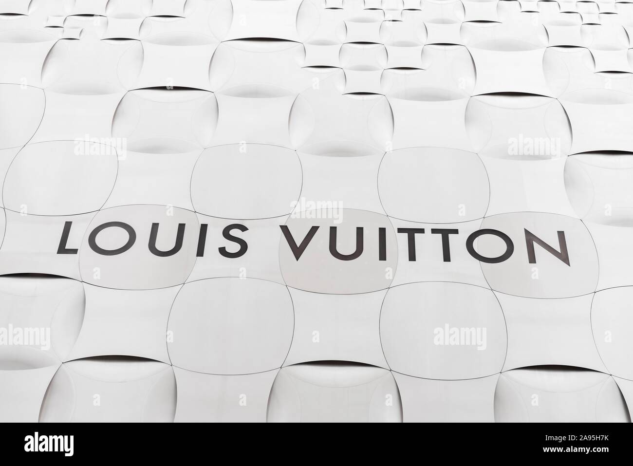Negozio Louis Vuitton, dello shopping, Ginza Chuo City, Tokyo, Giappone Foto Stock