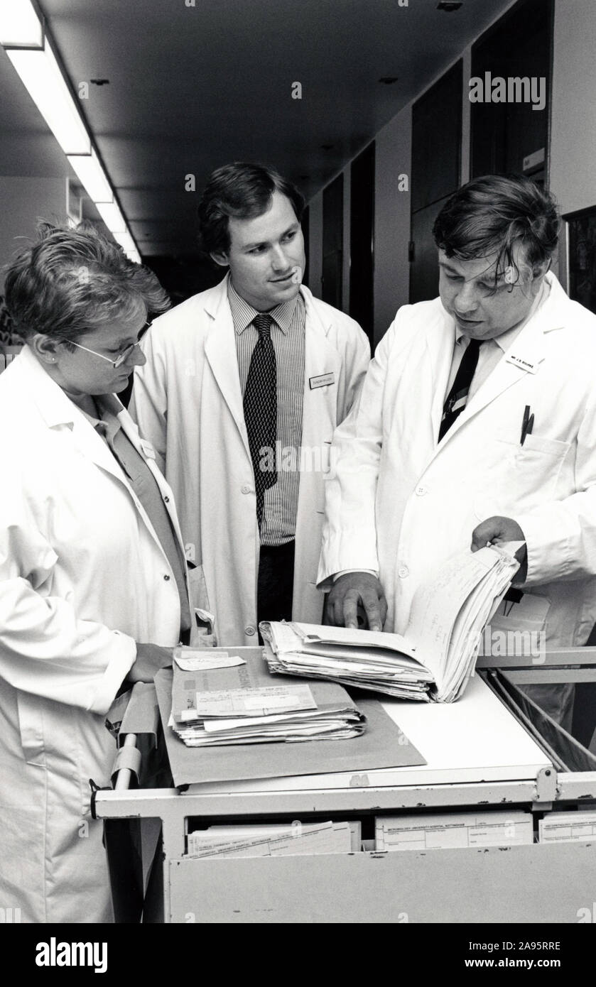 Consulente, Queen's Medical Center, Nottingham Regno Unito 1990 Foto Stock