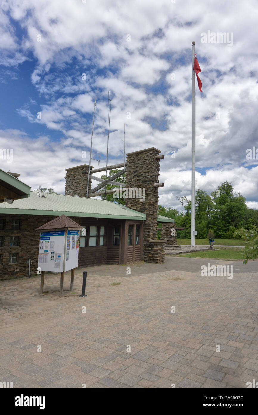 Canada Ontario Algonquin ingresso Foto Stock