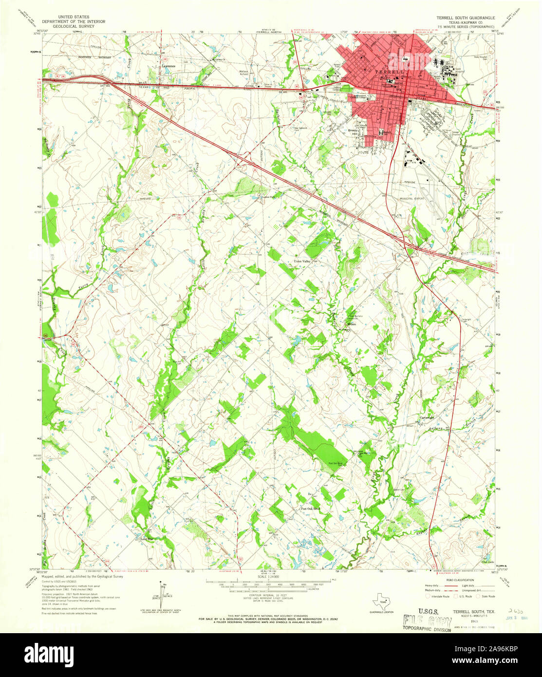 Terrell texas mappa immagini e fotografie stock ad alta risoluzione Alamy