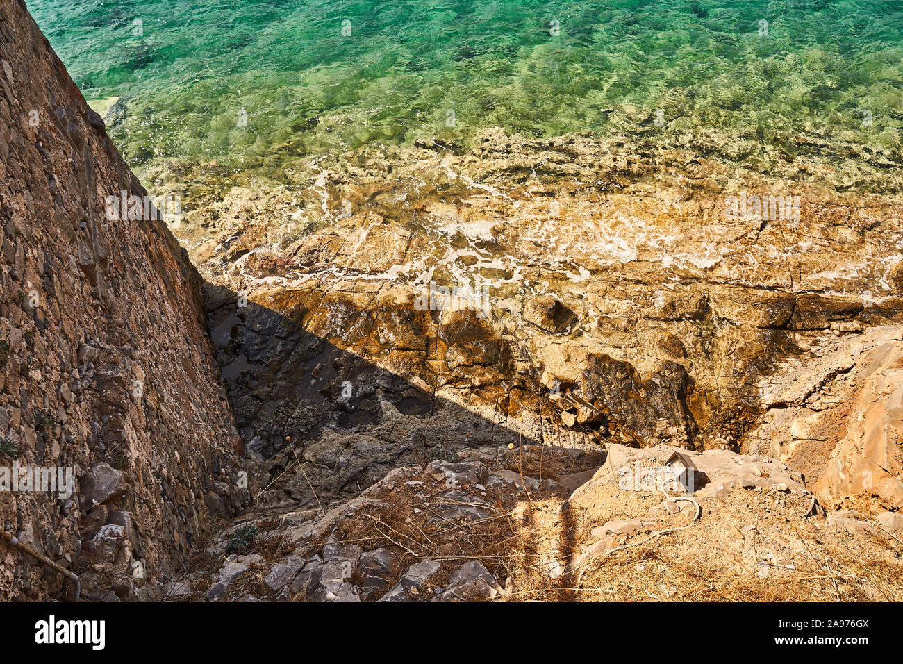 Spinalonga, Kreta Foto Stock