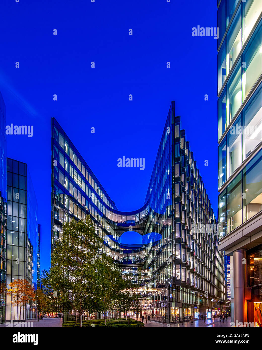 Inghilterra, Londra, Southwark, più piazza di Londra, più 7 edificio londinese Foto Stock