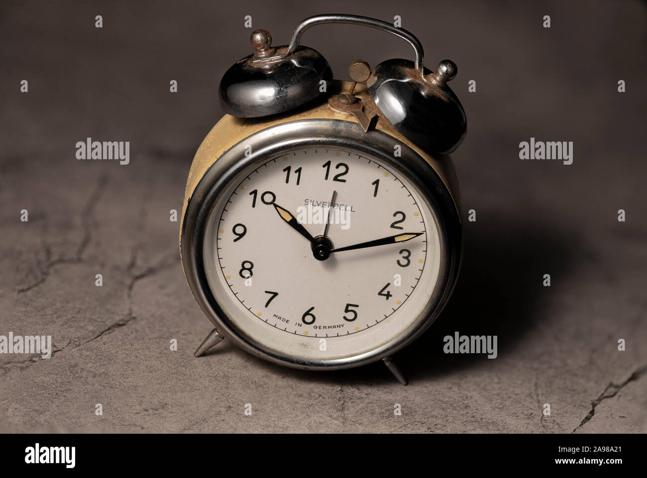 Antico orologio sveglia Foto Stock