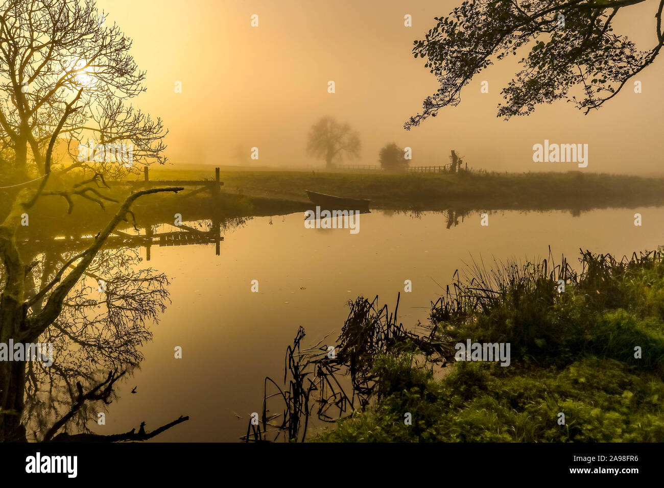 Lough Neagh Irlanda del Nord Foto Stock