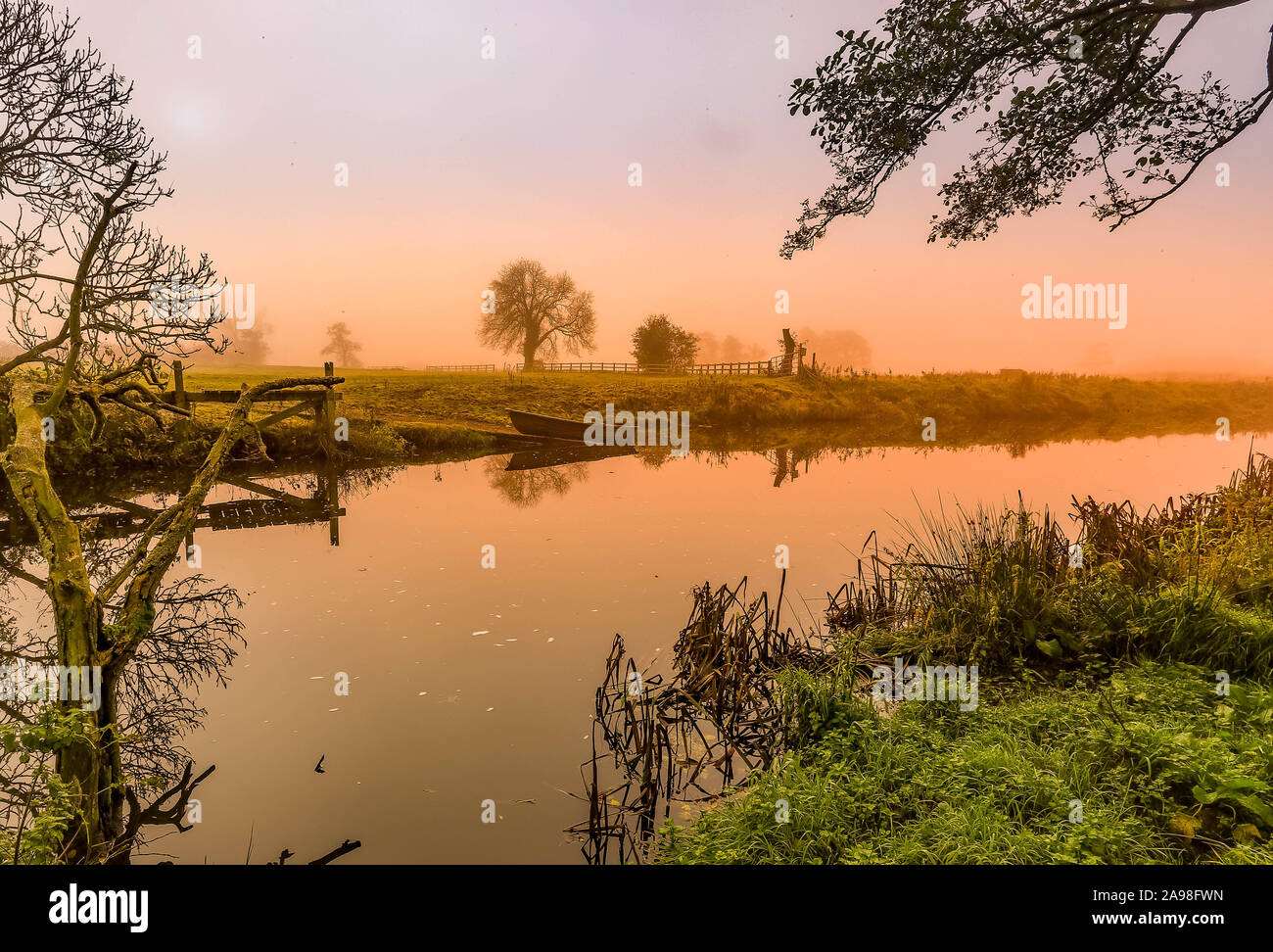 Lough Neagh Irlanda del Nord Foto Stock