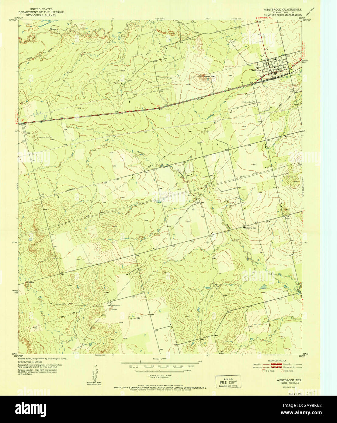Mappa di westbrook texas immagini e fotografie stock ad alta