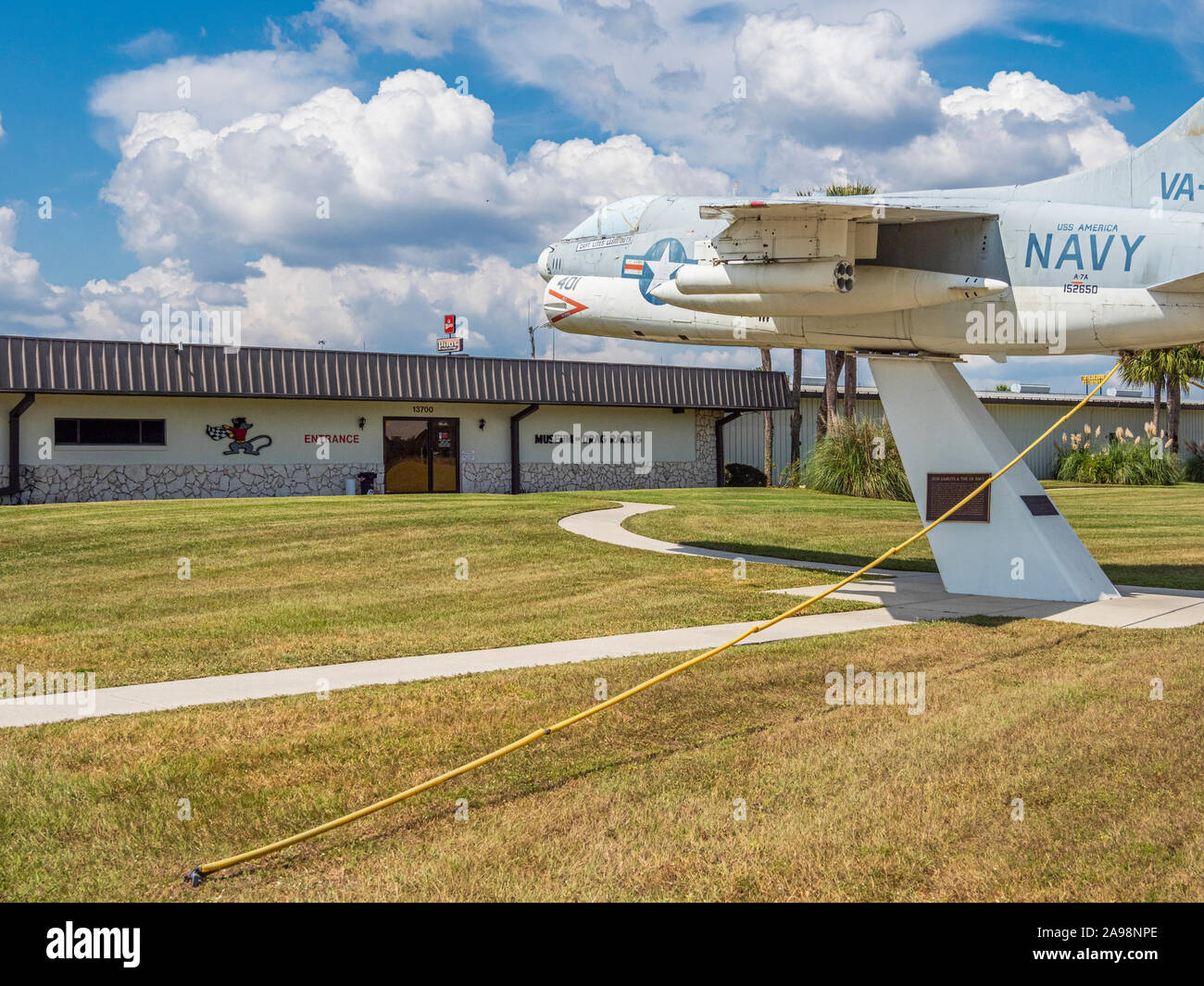 Big Daddy Don Garlits Museum of Drag Racing in Ocala Florida negli Stati Uniti Foto Stock