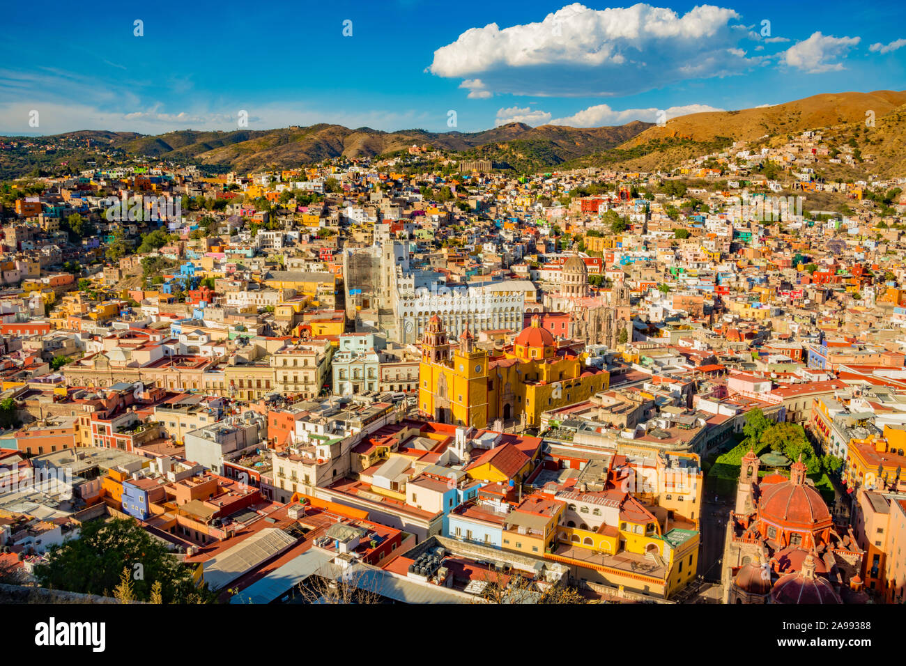Guanajuato, Messico, "Messico più colorata città' stato di Guanajuato Foto Stock
