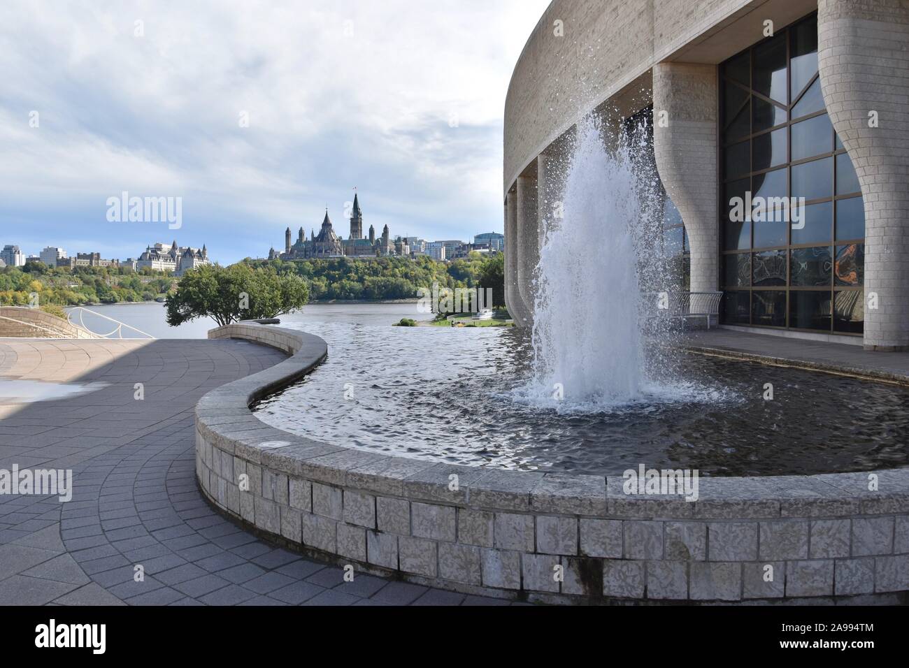 Una vista di Ottawa/Gatineau, Ontario/Quebec, Canada Foto Stock