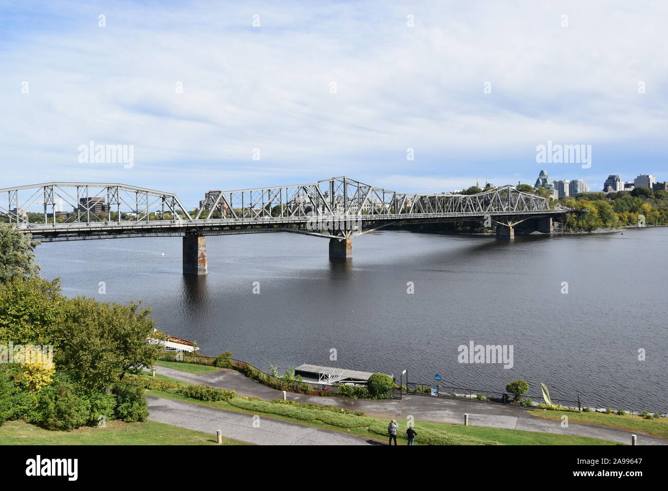 Una vista di Ottawa/Gatineau, Ontario/Quebec, Canada Foto Stock