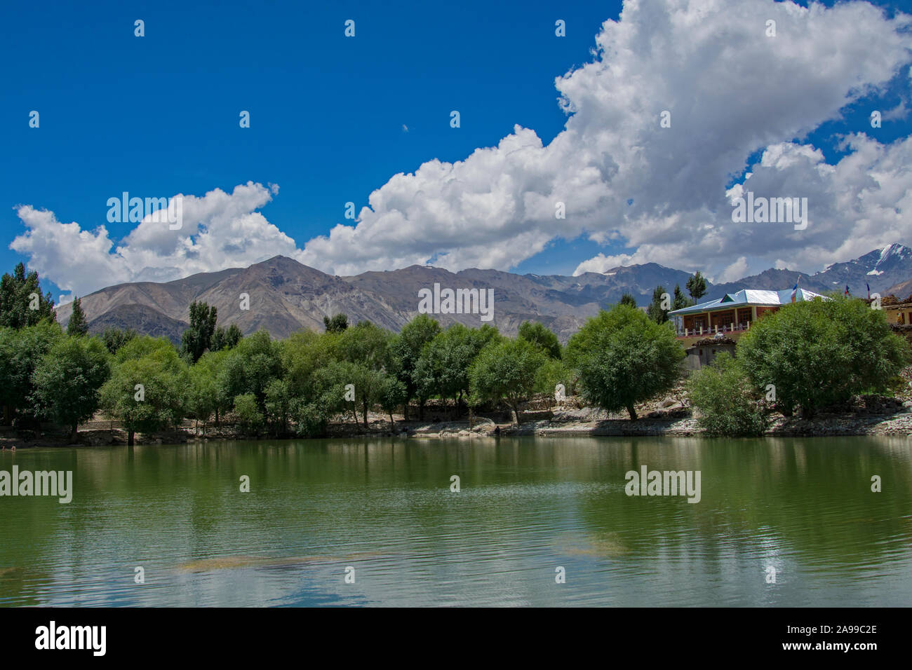 Nako Lago, Spiti Valley, Himachal Pradesh, India Foto Stock