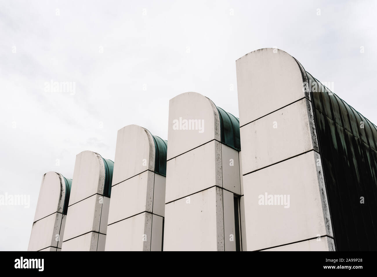 Berlino, Germania - 28 Luglio 2019: Archivio Bauhaus. Si tratta di un museo del Bauhaus fu progettato da Walter Gropius architetto. Foto Stock