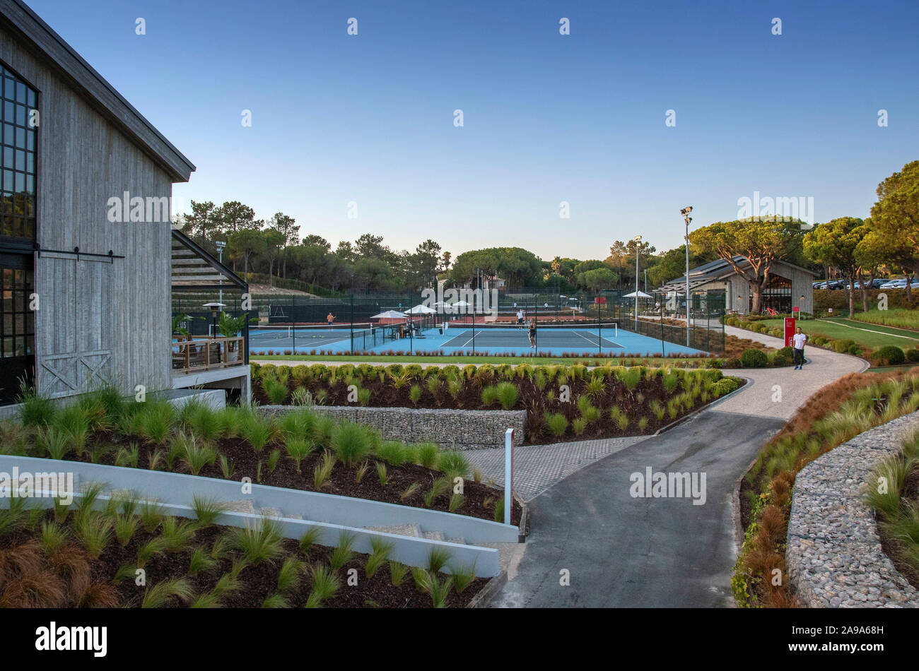Il nuovo Campus complessi sportivi in Quinta do Lago regione di Algarve, Portogallo. Foto Stock