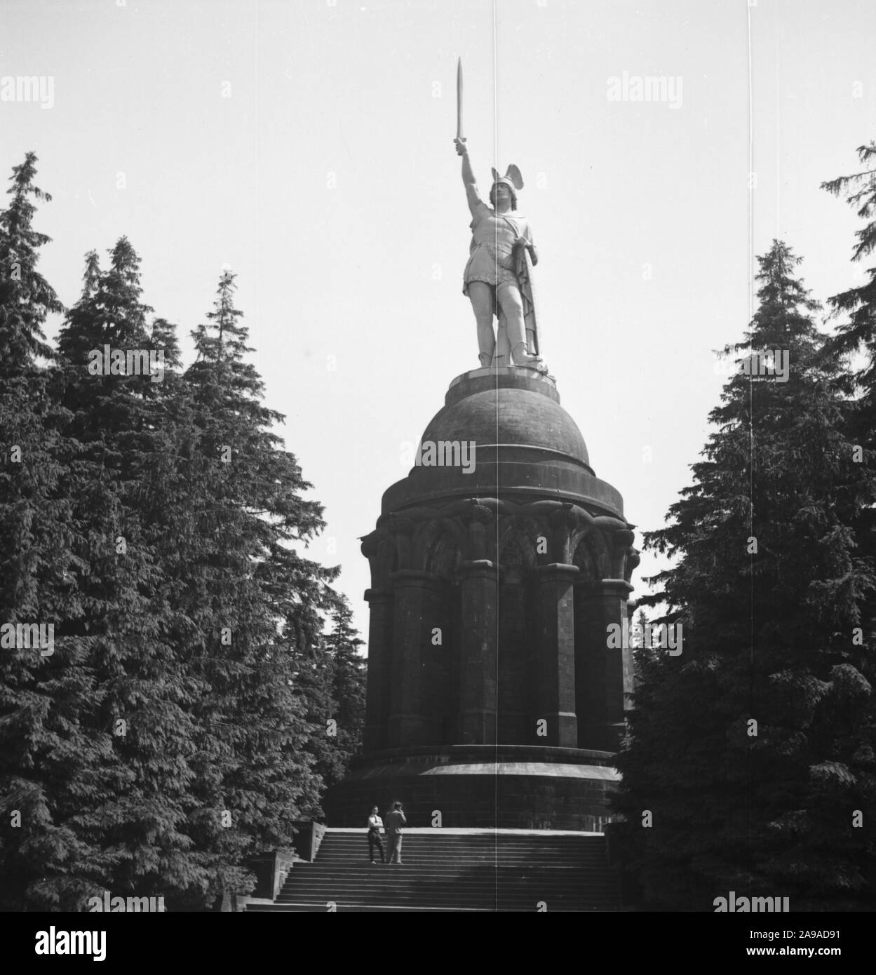 Monumento Hermannsdenkmal vicino Hiddesen, Germania 1930s. Foto Stock