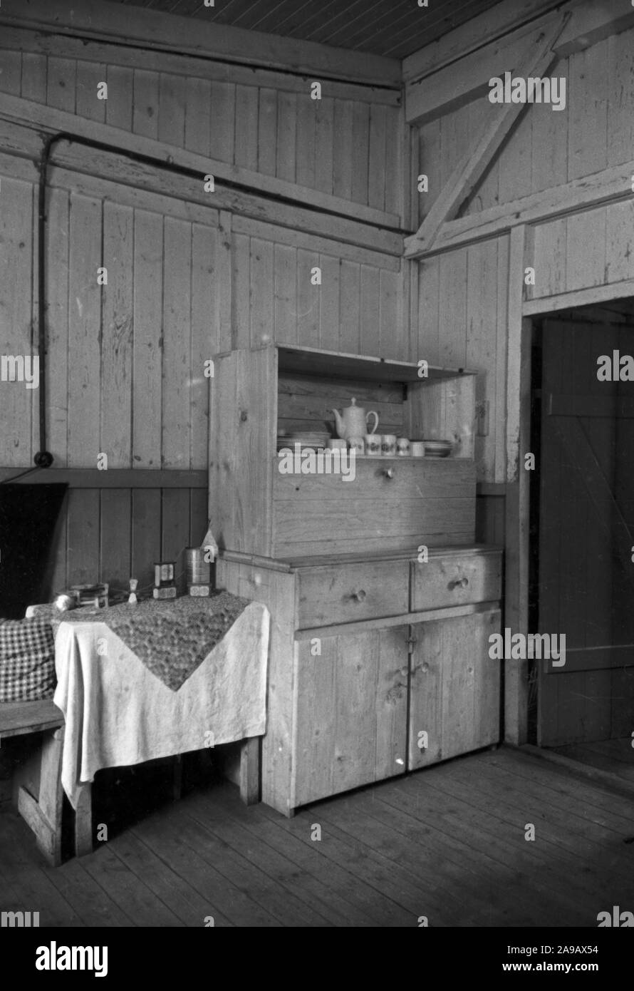 Una lussuosa cucina nel dopo guerra in Germania, 1940s. Foto Stock