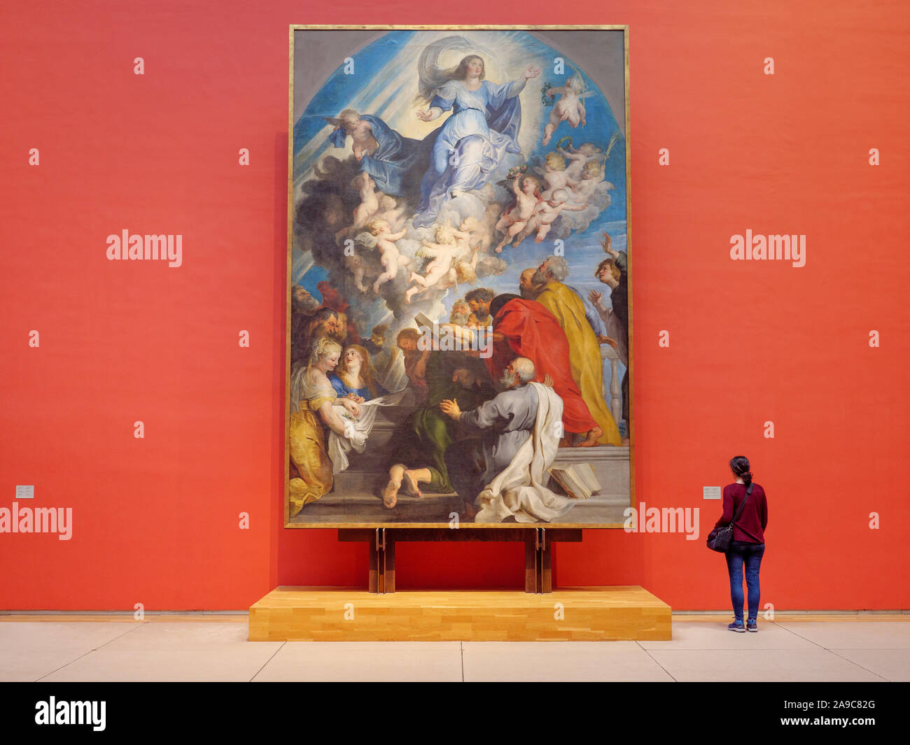 Rubens quadro appeso nel Museo Reale di Belle Arti del Belgio, Bruxelles Foto Stock