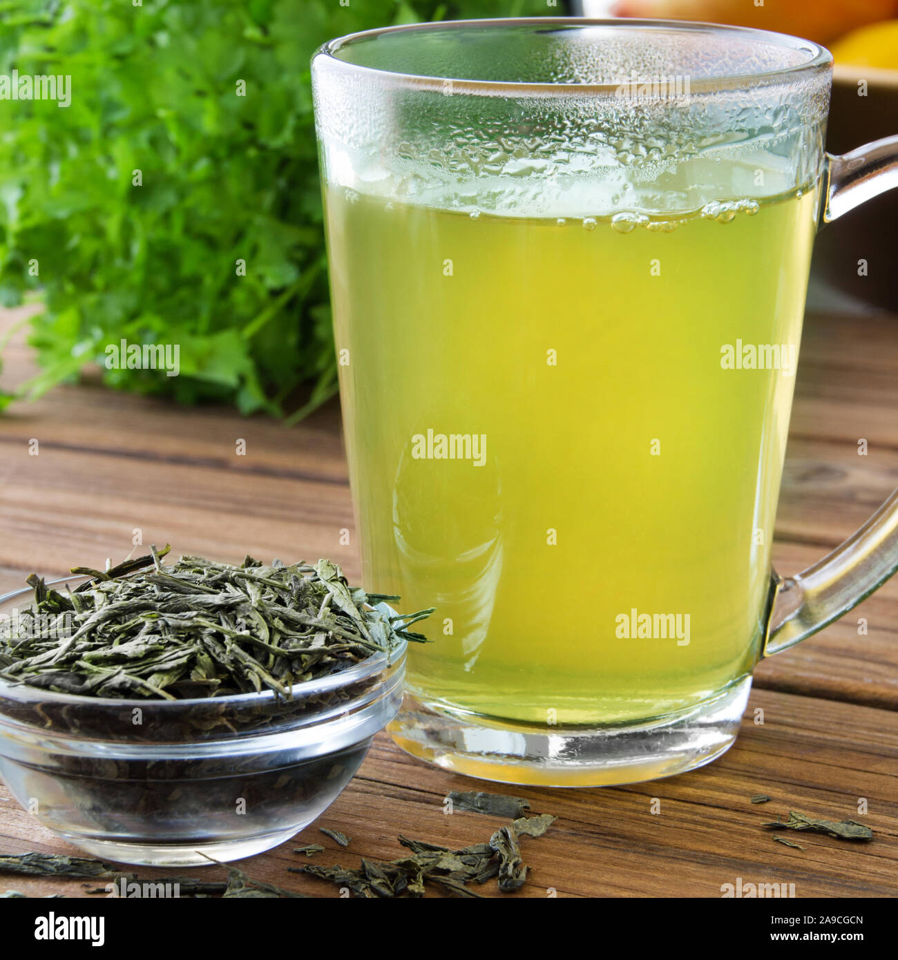 Sencha - Tè verde Foto Stock