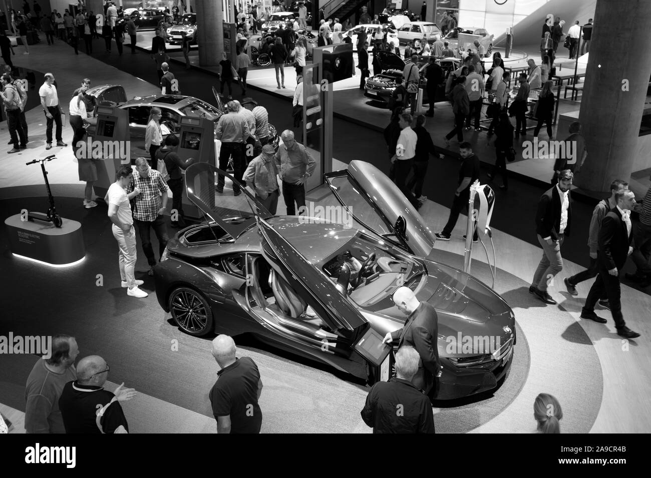 Impressioni della fiera internazionale di automobili in frankfurt am main Germania nel settembre 2019 Foto Stock
