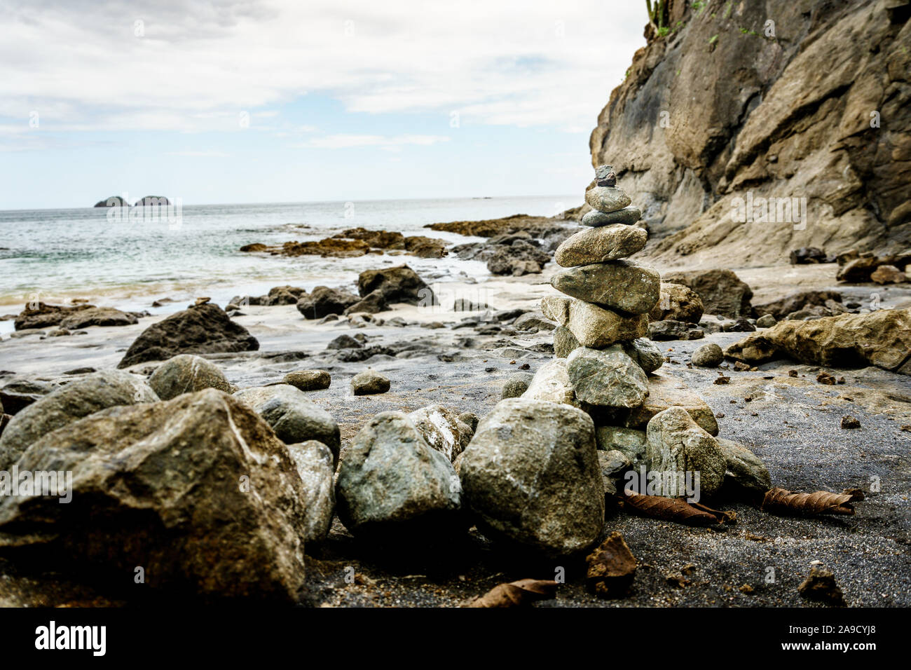 Tropical Beach, Costa Rica Foto Stock