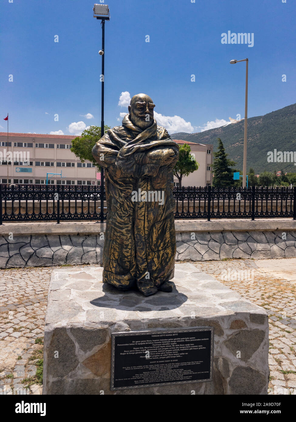 Nasreddin Hodja monumento, Aksehir, Turchia Foto Stock