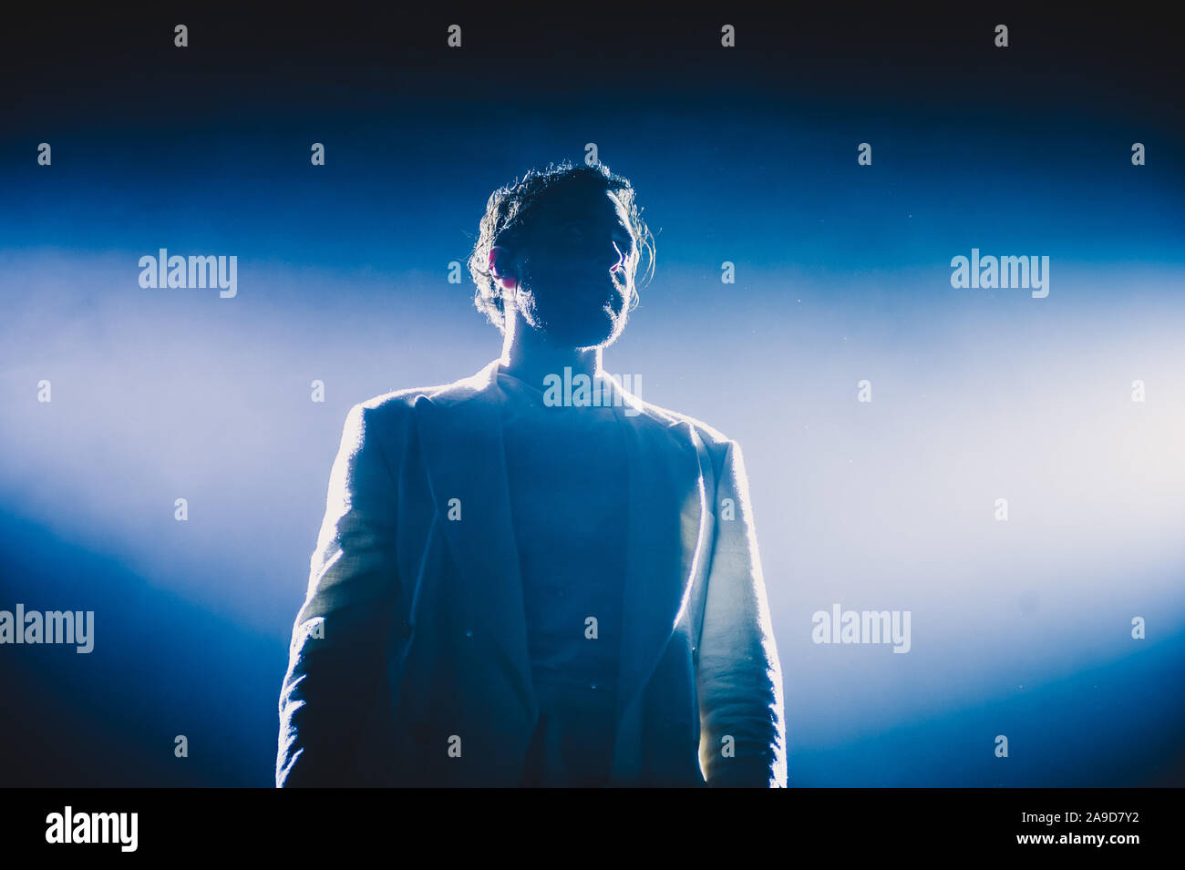 Conegliano, Italia. Xiv Nov, 2019. Concerto di musica: Marco Mengoni, Marco Mengoni - Atlantico TourZoppas Arena, Conegliano (TV), 14 novembre 2019 Credit: Indipendente Agenzia fotografica/Alamy Live News Foto Stock