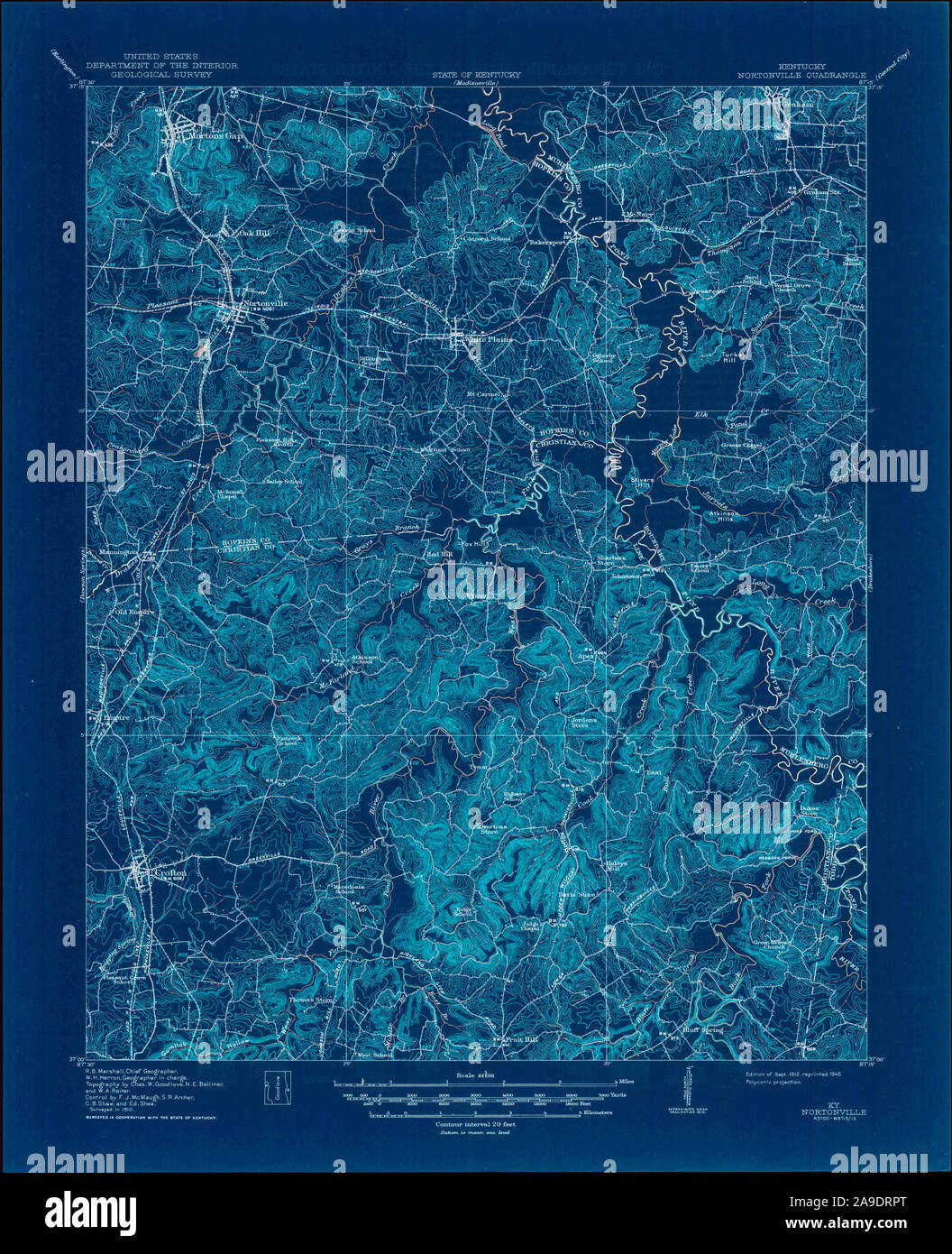 Mappa di nortonville immagini e fotografie stock ad alta risoluzione