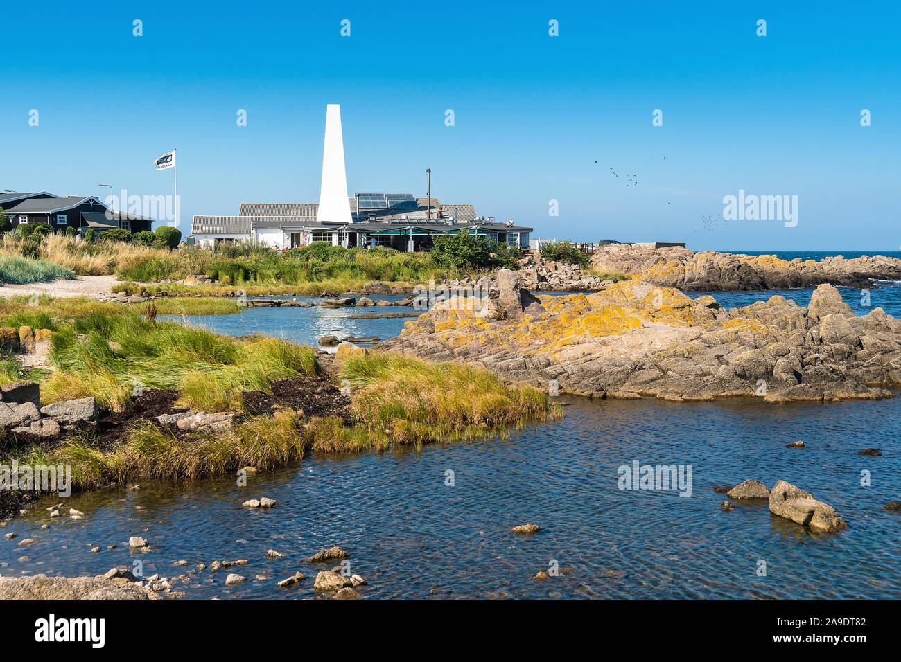 Bornholm, Allinge, Affumicatoio pesce, Northern Bornholm Rogeri Foto Stock