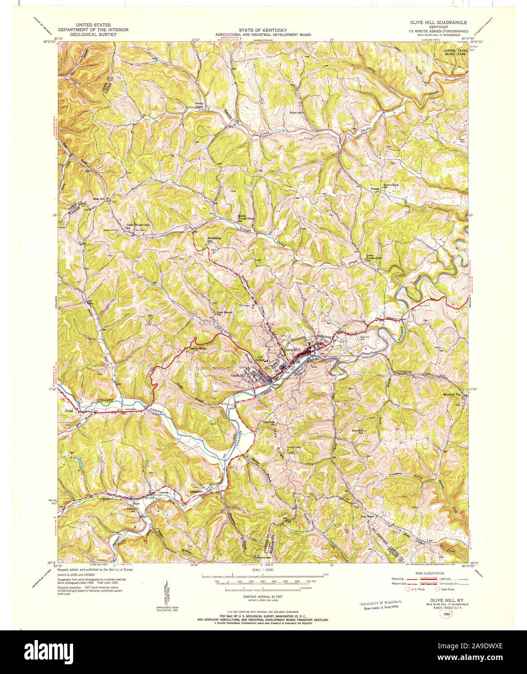 Mappa di olive hill immagini e fotografie stock ad alta risoluzione Alamy