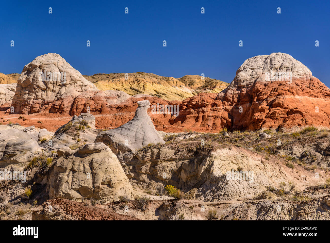 Gli Stati Uniti, Utah, Kane County, Kanab, paria Rimrocks, Toadstools Trail Foto Stock