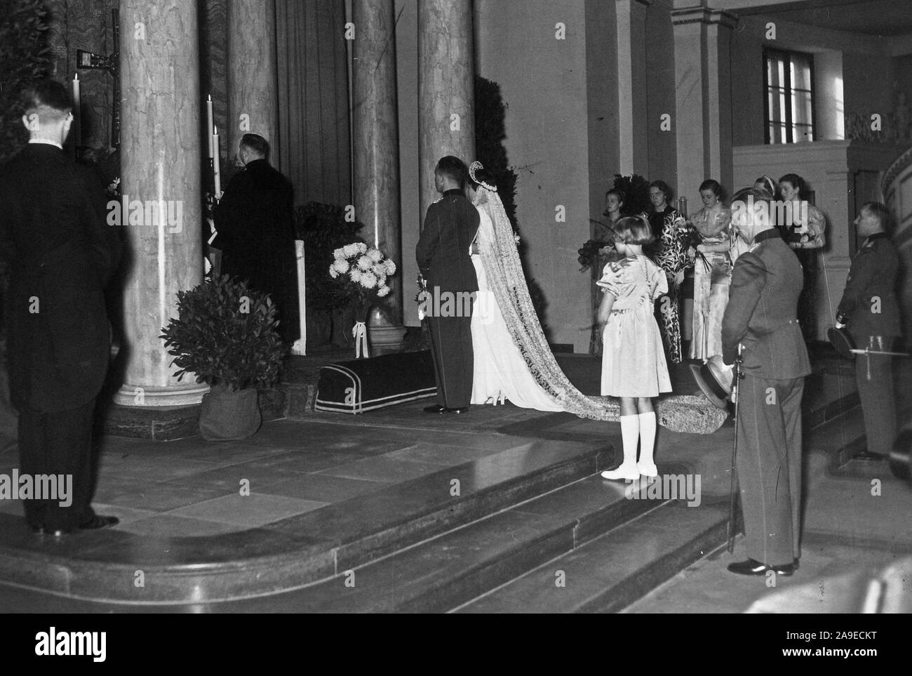 Eva Braun Collection (Album 2) - Nozze Herteles Novembre 1936 Foto Stock