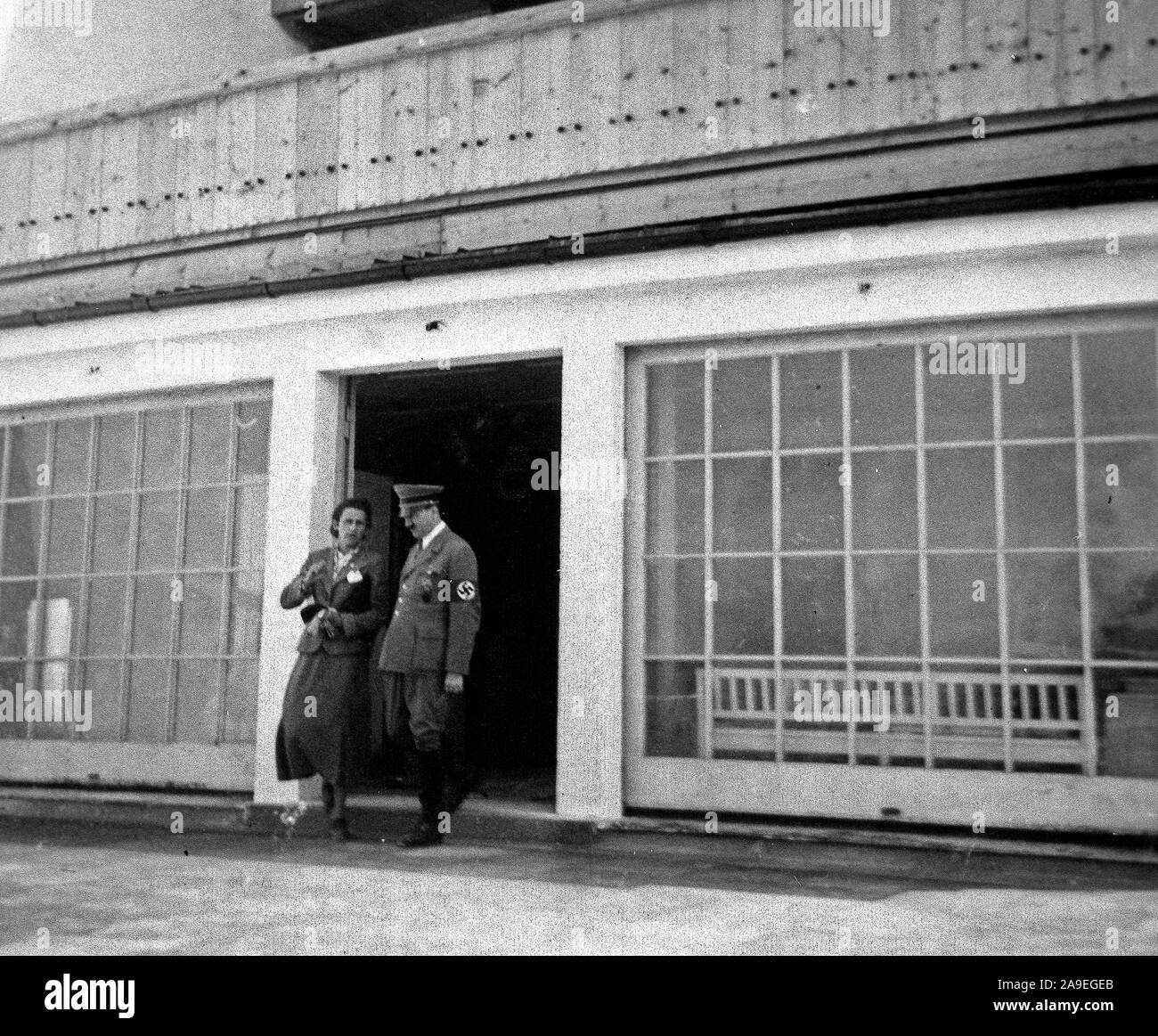 Eva Braun Collection (album) 3 - Adolf Hitler verso la fine degli anni trenta o primi anni quaranta, fotografia scattata da Eva Braun Foto Stock
