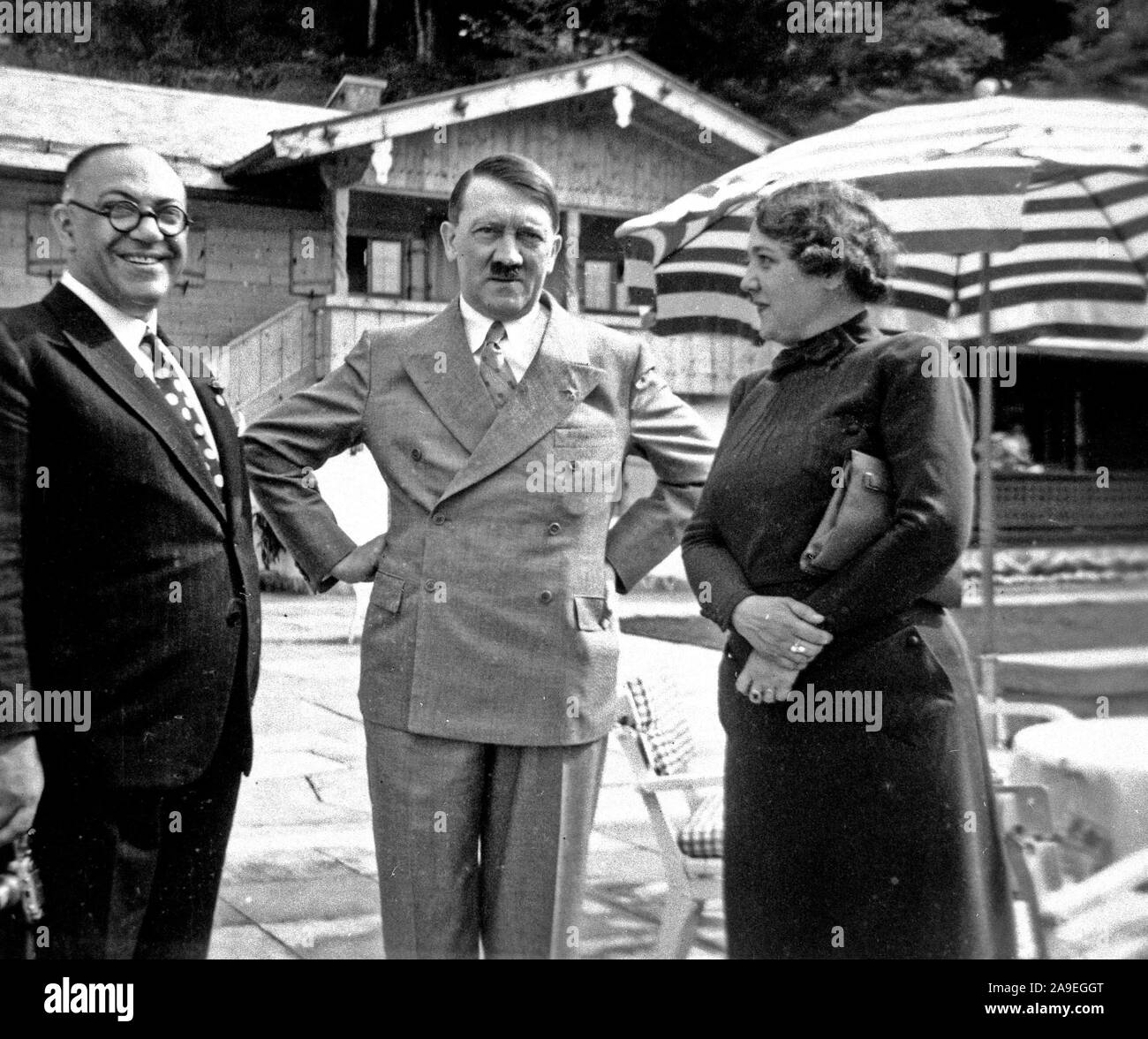Eva Braun Collection (album 3) - Candida foto del tedesco leader nazista Adolf Hitler ca. fine del 1930 o all'inizio del 1940 Foto Stock