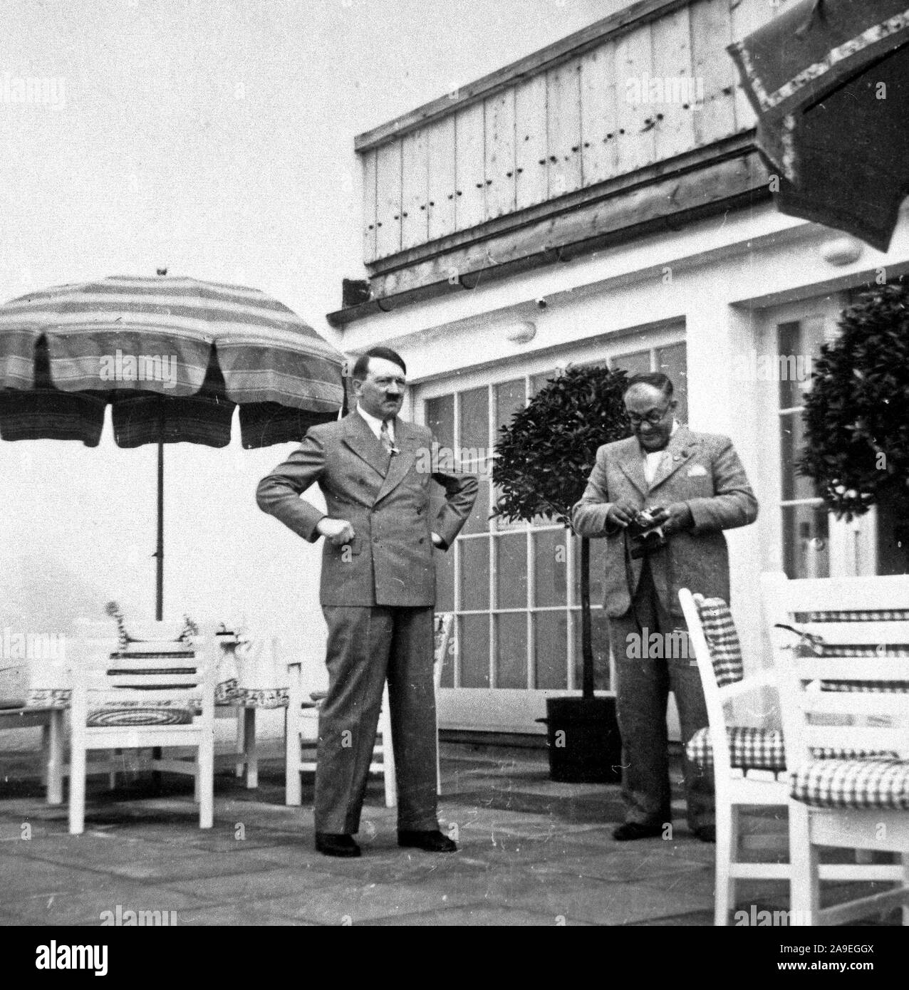 Eva Braun Collection (album 3) - Candida foto del tedesco leader nazista Adolf Hitler ca. fine del 1930 o all'inizio del 1940 Foto Stock