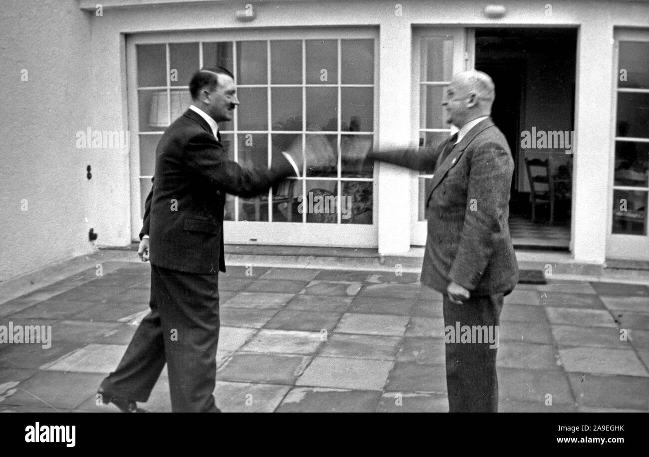 Eva Braun Collection (album 3) - Candida foto del tedesco leader nazista Adolf Hitler ca. fine del 1930 o all'inizio del 1940 Foto Stock