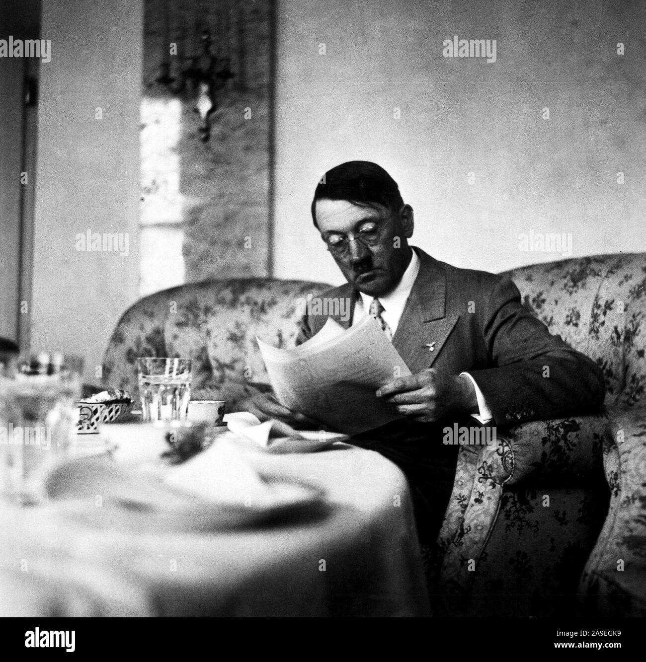 Eva Braun Collection (SEST) - Candida fotografia di Adolf Hilter ca. fine 1930 o inizio 1940) Foto Stock