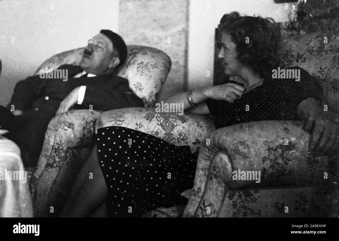 Eva Braun Collection (dvadvadaset) - Candida foto di Adolf Hitler ca. fine del 1930 o all'inizio del 1940 Foto Stock