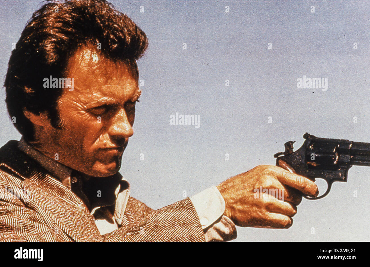 Clint Eastwood, Dirty Harry, 1971 Foto Stock